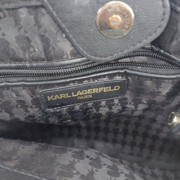 Karl Lagerfeld Quilted Leather Shoulder Bag - Picture 12 of 16